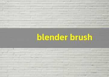 blender brush